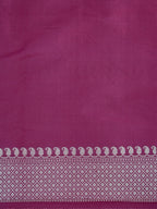 Bright Yellow & Magenta Banarasi Pure Katan Silk Tilfi Kadhwa Saree with Meenakari