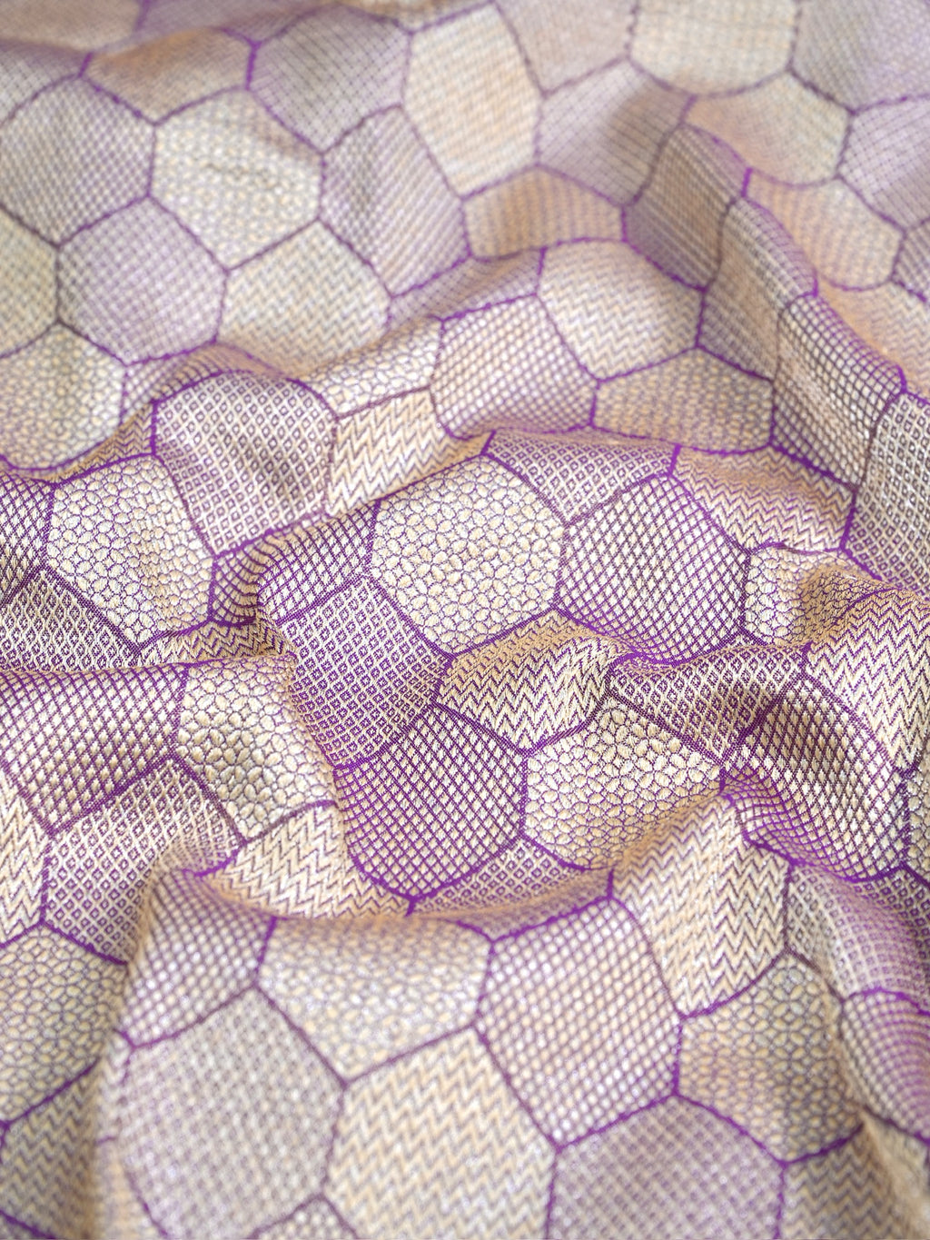 Rani Pink Pure Katan Silk Handwoven Banarasi Brocade Kadhwa Saree