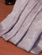 Tissue Silk Embroidered Saree – Lavender