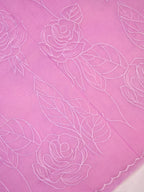 Soft Silk Embroidered Saree – Lavender Pink