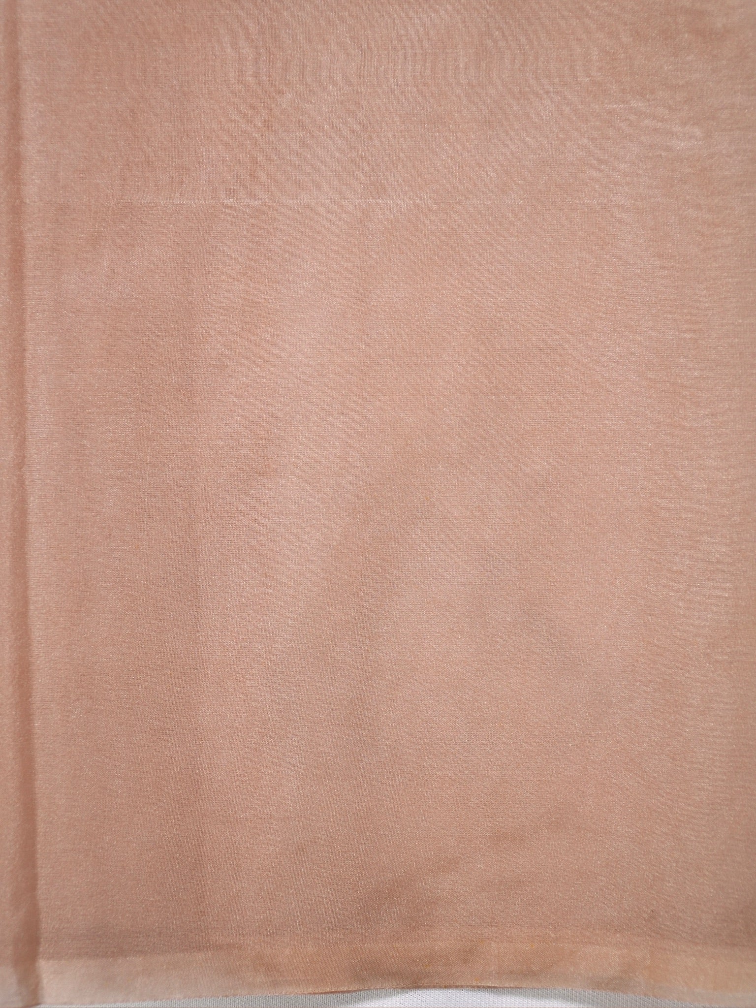 Blush Peach Soft Silk Floral Embroidered Saree