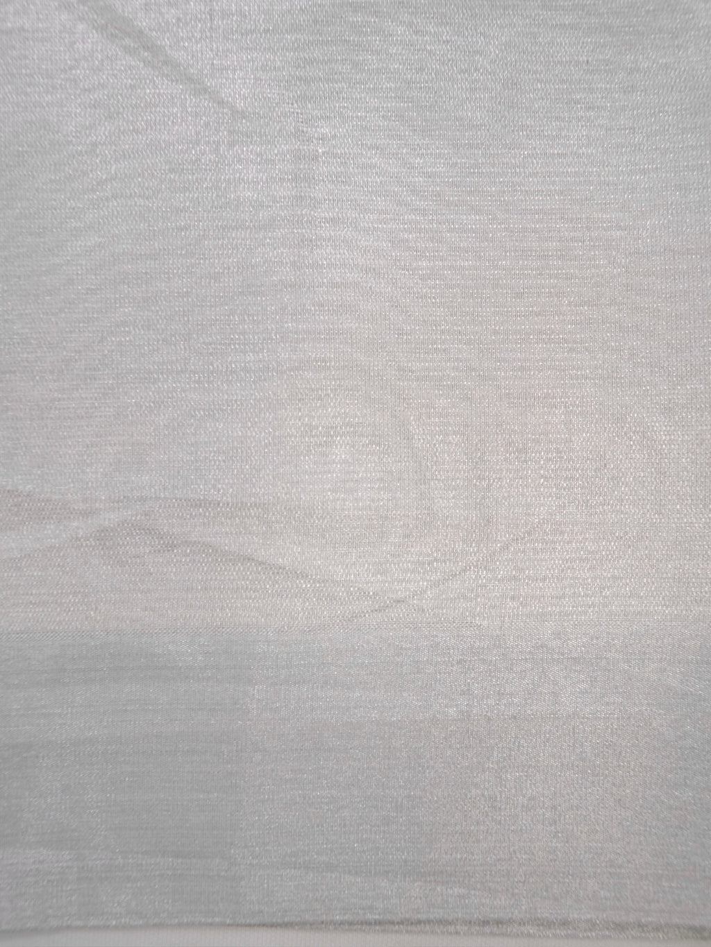 Tissue Silk Embroidered Saree – Silver White