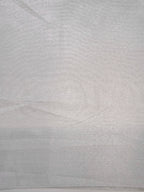 Tissue Silk Embroidered Saree – Silver White