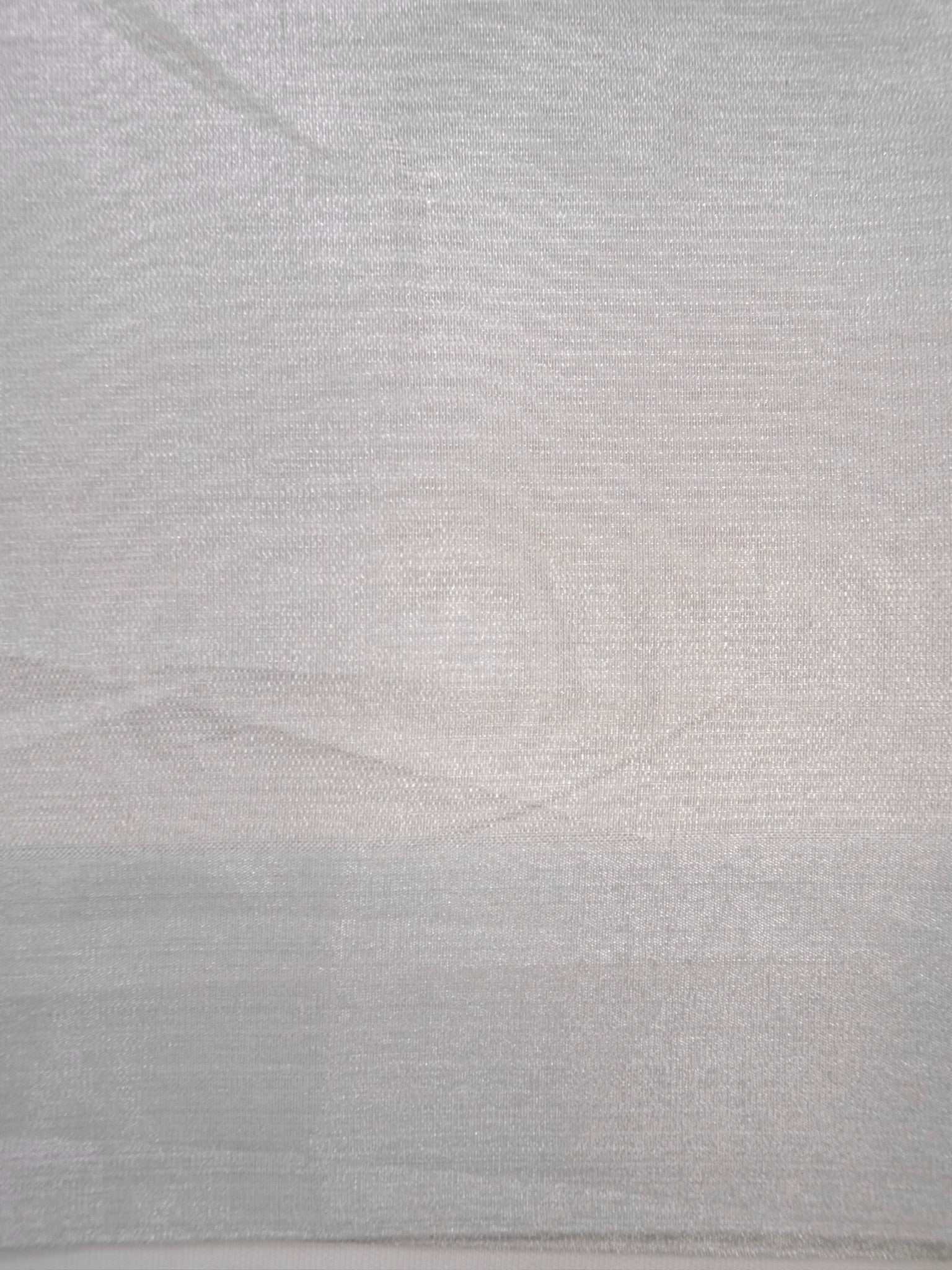 Tissue Silk Embroidered Saree – Silver White