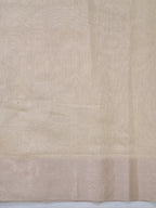 Tissue Silk Embroidered Saree – Beige