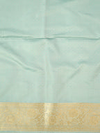 Banarasi Mushru Katan Silk Saree – Ice Mint Green