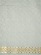 Banarasi Mushru Katan Silk Saree – Pastel Mint Green