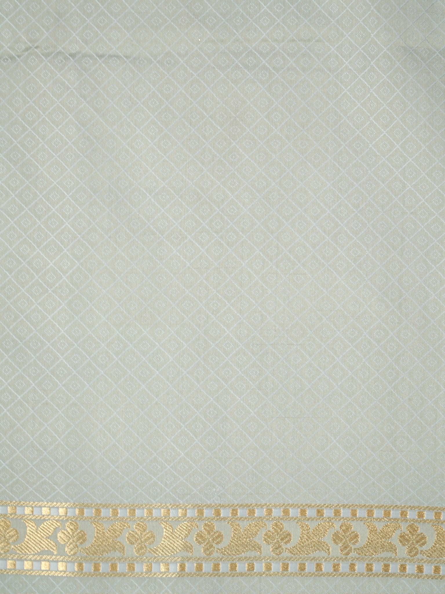 Banarasi Mushru Katan Silk Saree – Pastel Mint Green