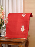 Banarasi Pure Mushru Katan Silk Saree with Kadhuva Weave-Crimson Red