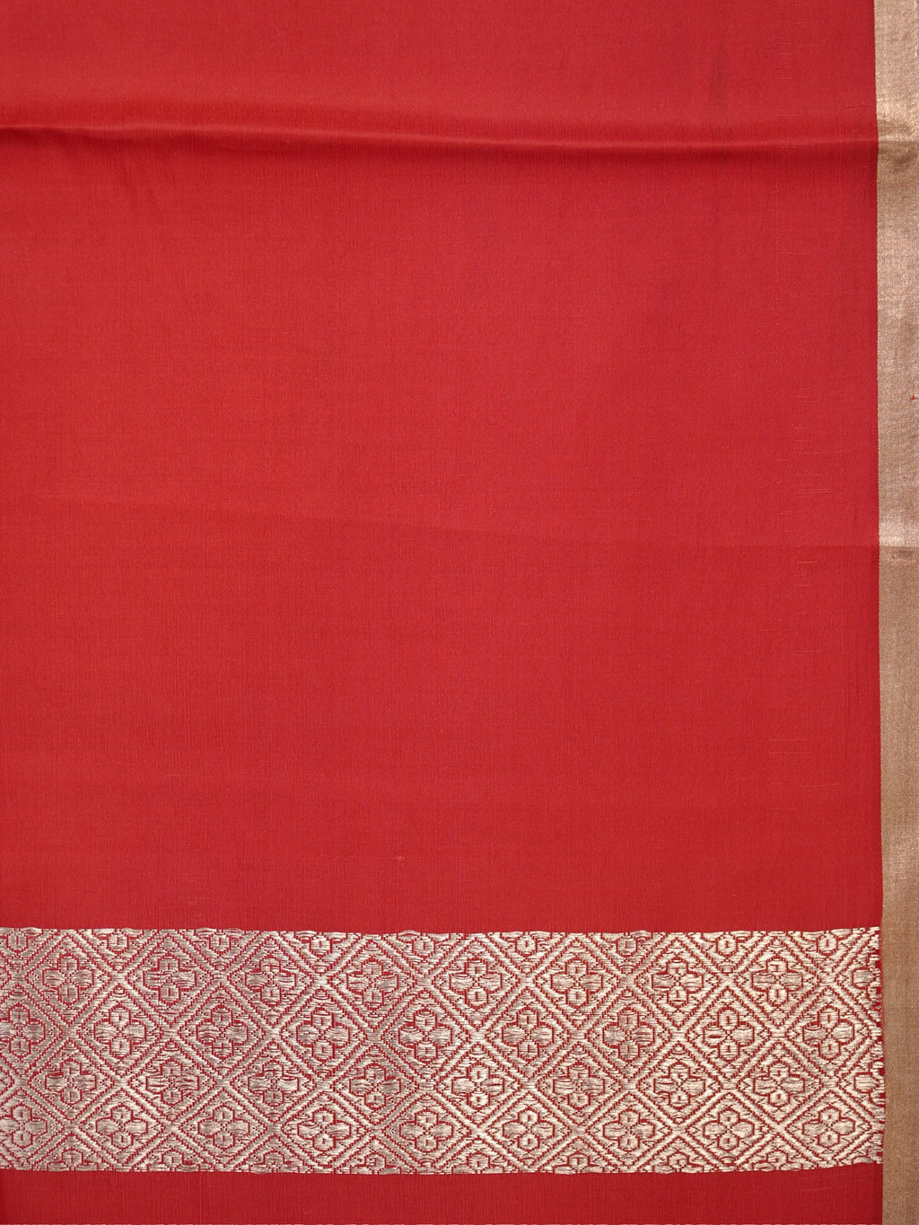 Banarasi Pure Mushru Katan Silk Saree with Kadhuva Weave-Crimson Red