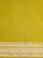 Banarasi Pure Mushru Katan Silk Saree with Kadhuva Weave-Olive Green