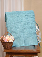 Soft Tissue Silk Embroidered Saree – Sky Blue
