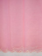 Soft Organza Silk Embroidered Saree – Baby Pink