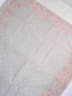 SOFT ORGANZA SILK EMBROIDERED SAREE – GREY