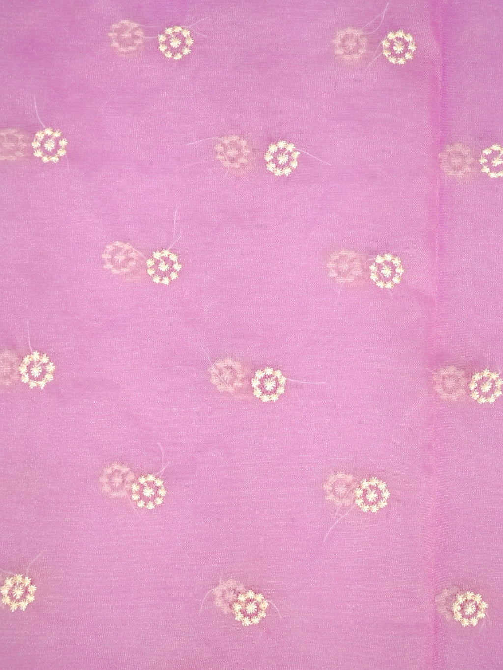 SOFT ORGANZA SILK EMBROIDERED SAREE – MAUVE PINK