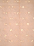 SOFT ORGANZA SILK EMBROIDERED SAREE – DUSTY ROSE / NUDE BEIGE