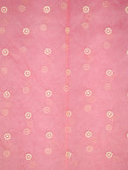 SOFT ORGANZA SILK EMBROIDERED SAREE – BLUSH PINK