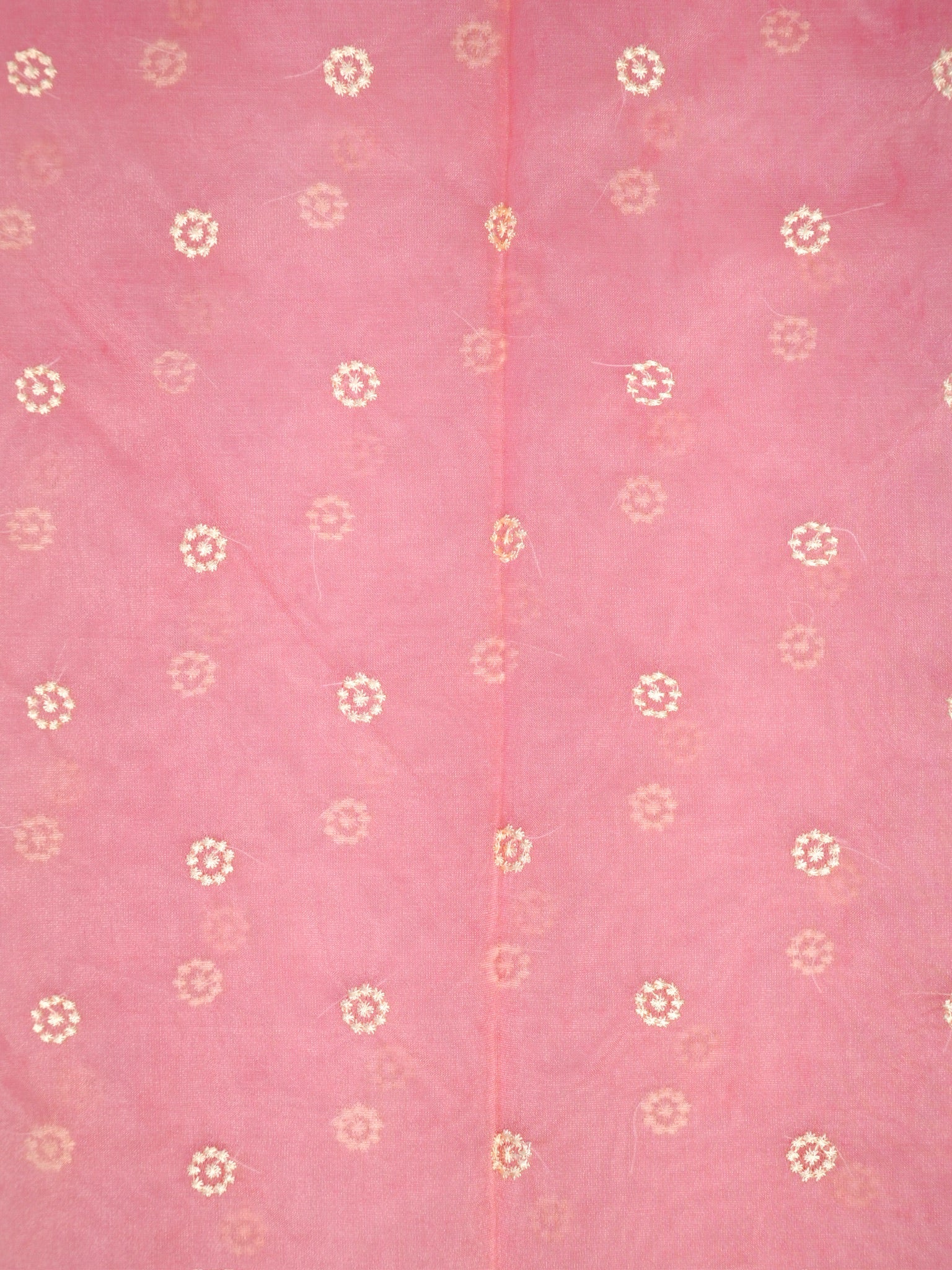 SOFT ORGANZA SILK EMBROIDERED SAREE – BLUSH PINK