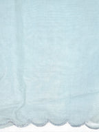 Soft Organza Silk Embroidered Saree – Powder Blue