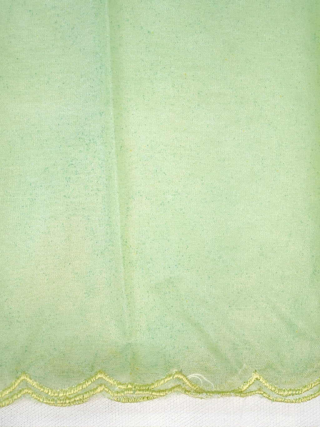 Soft Organza Silk Embroidered Saree – Mint Green