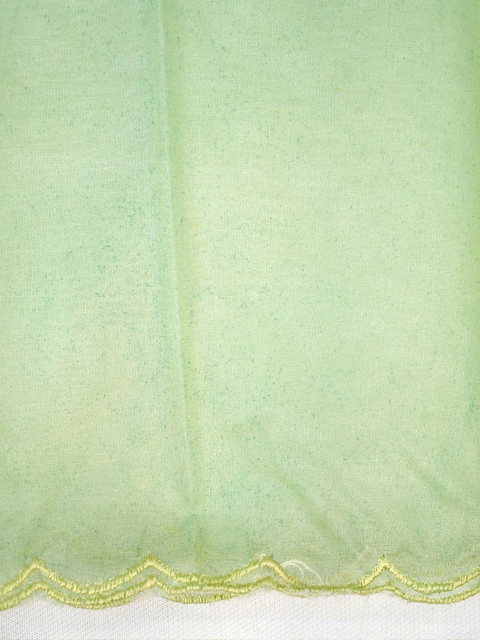 Soft Organza Silk Embroidered Saree – Mint Green