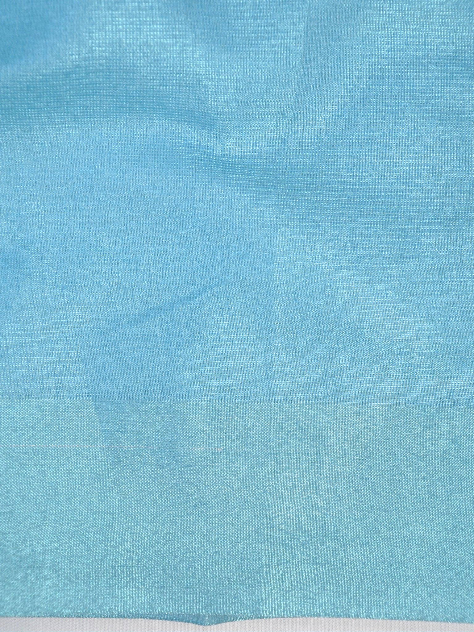 Soft Tissue Silk Embroidered Saree – Sky Blue