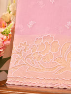 Soft Kota Silk Embroidered Saree – Baby Pink