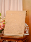 Soft Kota Silk Embroidered Saree – Beige