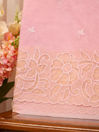 Soft Kota Silk Embroidered Saree – Pink