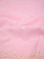 Soft Kota Silk Embroidered Saree – Pink