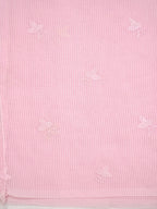 Soft Kota Silk Embroidered Saree – Pink