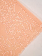 Soft Kota Silk Embroidered Saree – Peach