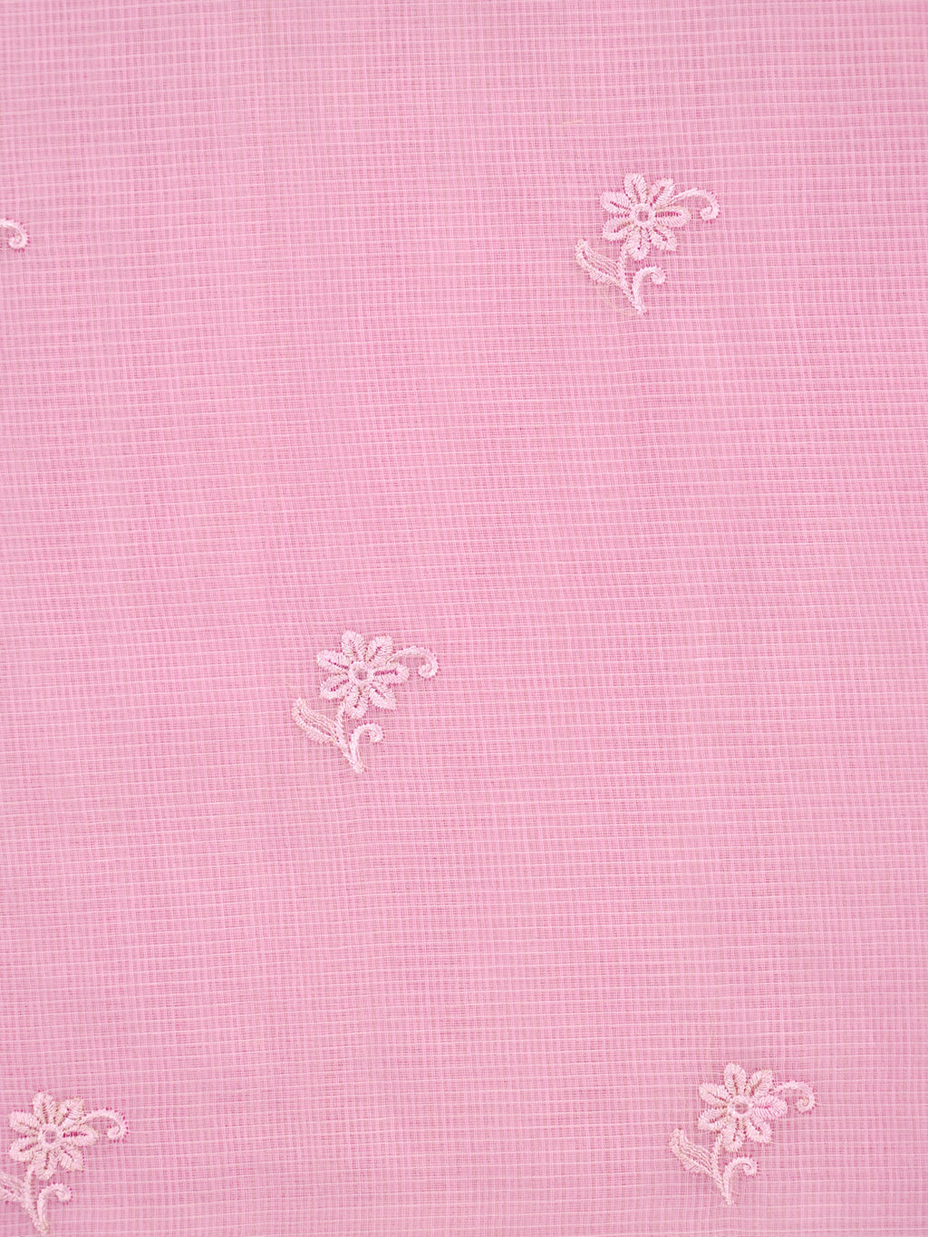 Soft Kota Silk Embroidered Saree – Baby Pink