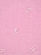 Soft Kota Silk Embroidered Saree – Baby Pink