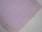 Soft Kota Silk Embroidered Saree – Pastel Lavender