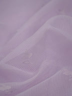 Soft Kota Silk Embroidered Saree – Pastel Lavender