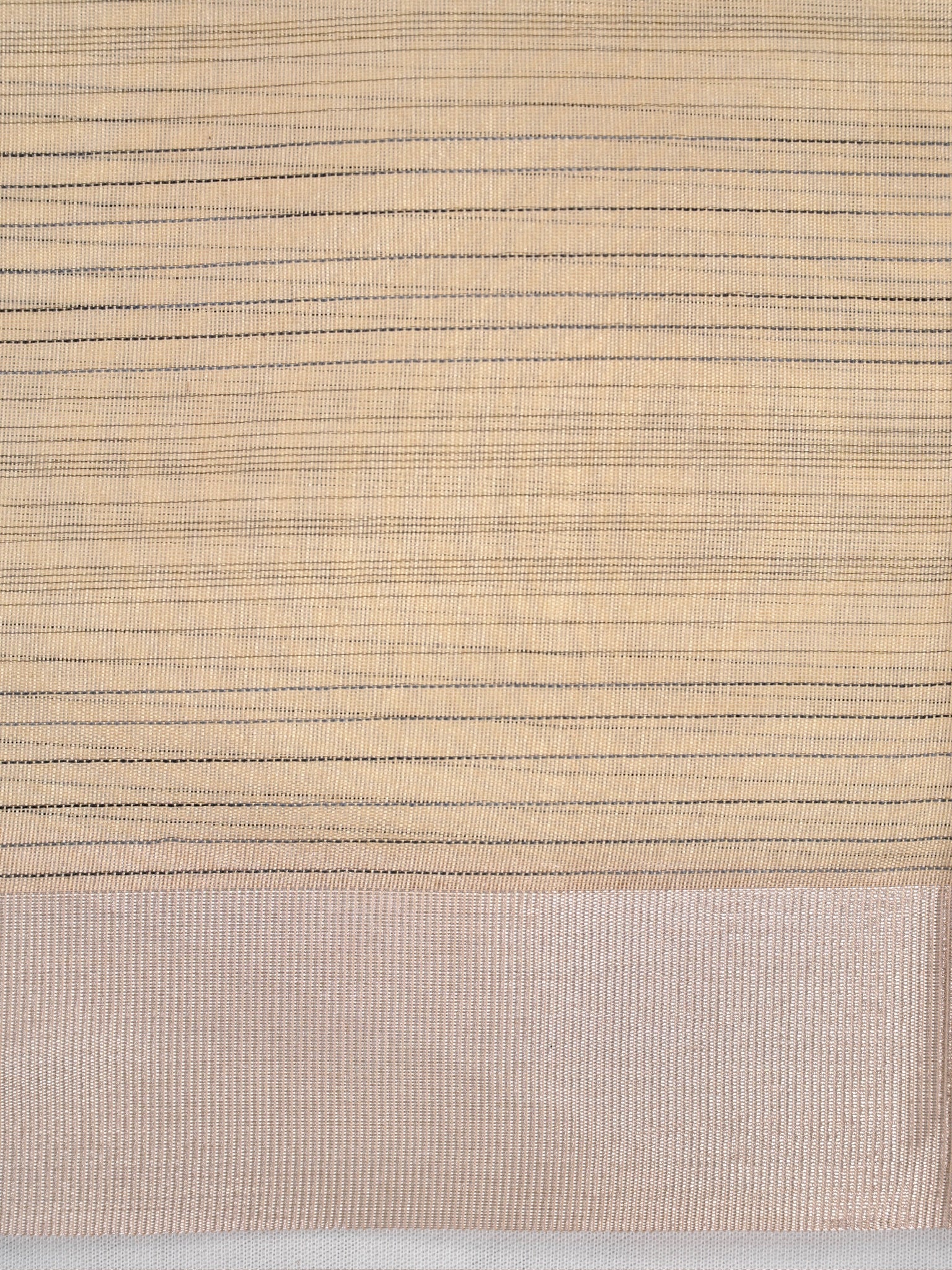 Sage Green & Beige Checked Banarasi Semi Soft Cotton Silk Saree