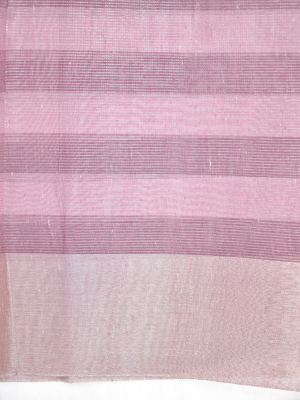 Dusty Pink & White Checked Banarasi Semi Soft Cotton Silk Saree