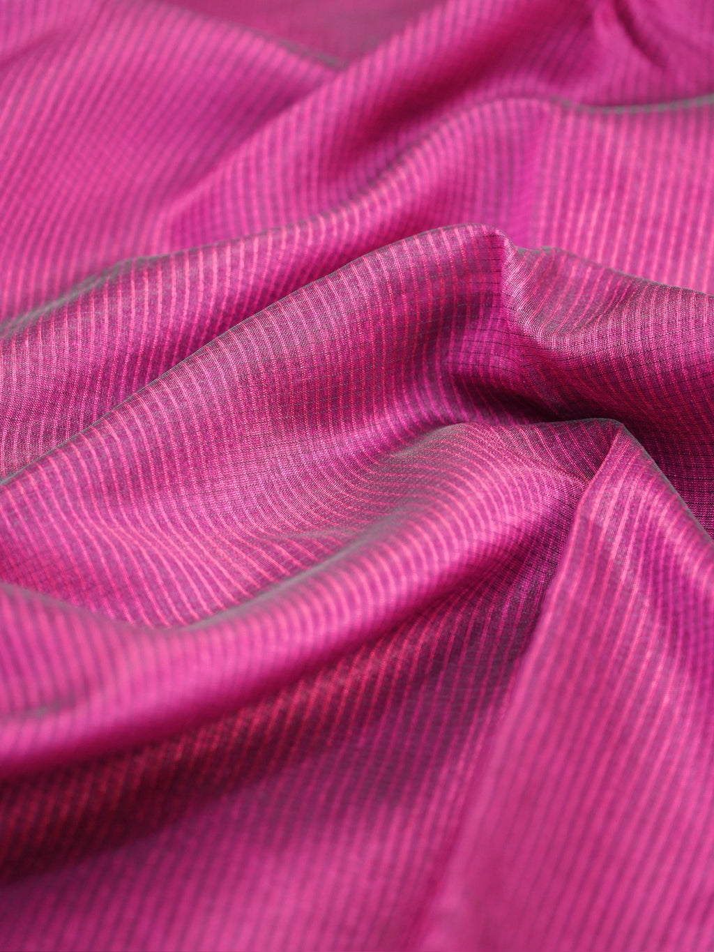 Magenta Pink Banarasi Soft Kota Silk Saree with Floral Jamdani Pallu