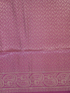 Magenta Banarasi Semi Katan Soft Silk Saree with Meenakari Zari Work