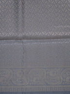Grey Banarasi Semi Katan Soft Silk Saree with Meenakari Zari Work