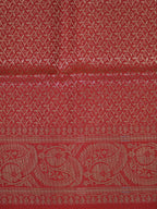 Crimson Red Banarasi Semi Katan Soft Silk Saree with Meenakari Zari Work