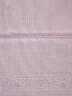 Muted Lilac Grey Banarasi Semi Katan Silk Saree with Meenakari Floral Work