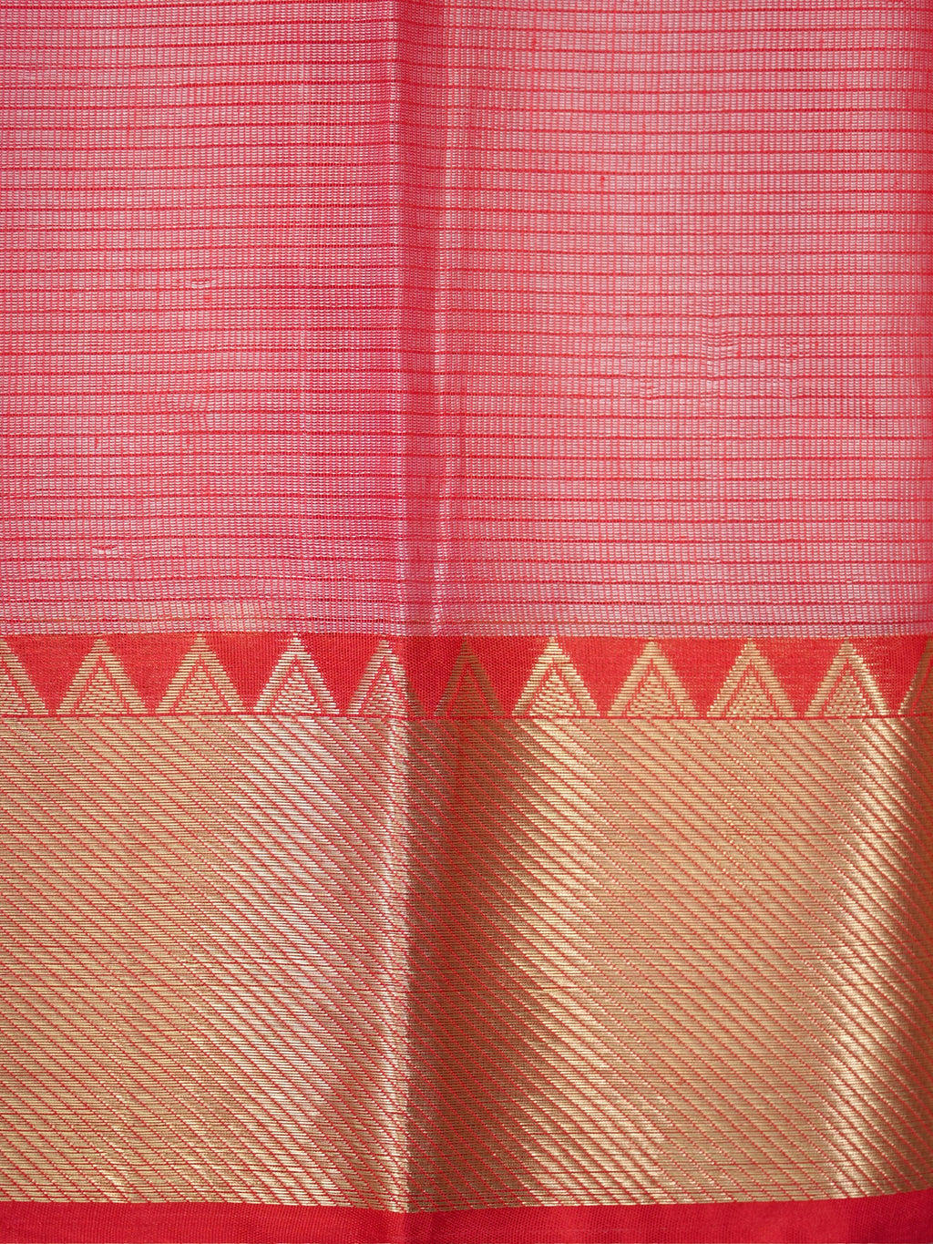 Off-White &  Pink Soft Cotton Floral Embroidered Saree with Zari Border