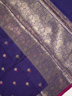 Banarasi Soft Katan Silk Saree – Deep Purple