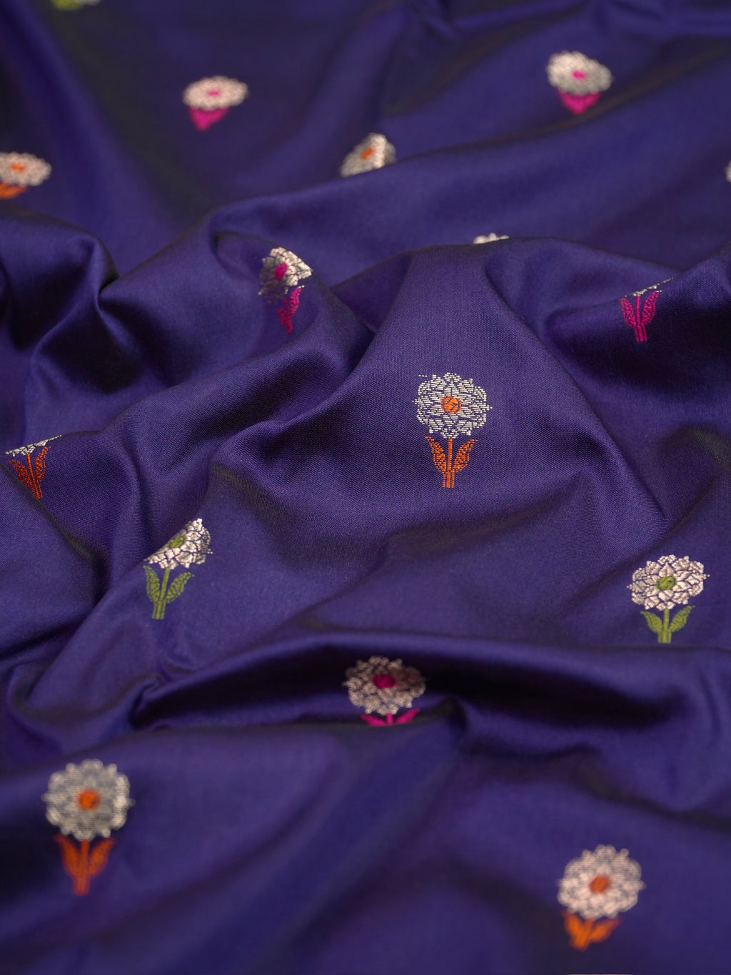 Banarasi Soft Katan Silk Saree – Deep Purple
