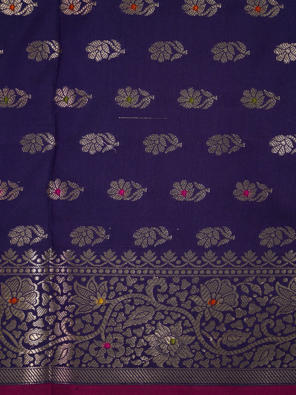 Banarasi Soft Katan Silk Saree – Deep Purple