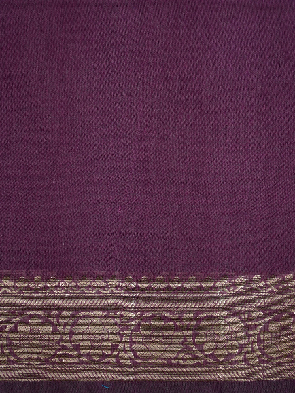 Peacock Teal & Deep Purple Banarasi Soft Cotton Silk Saree