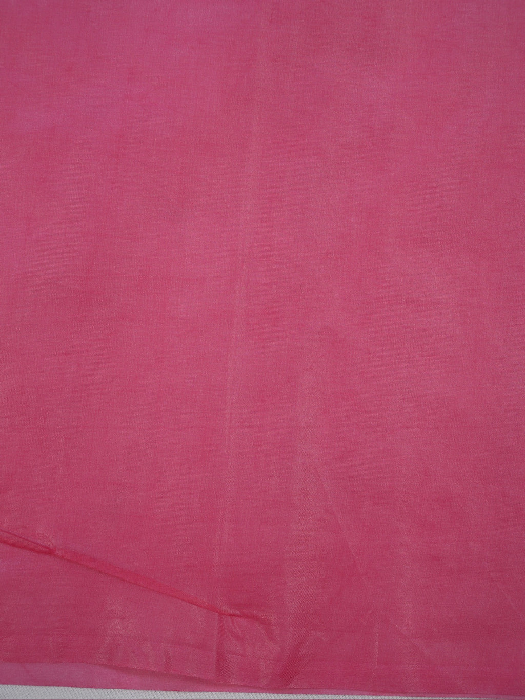 Rose Pink Soft Organza Silk Floral Embroidered Saree with Scalloped Border