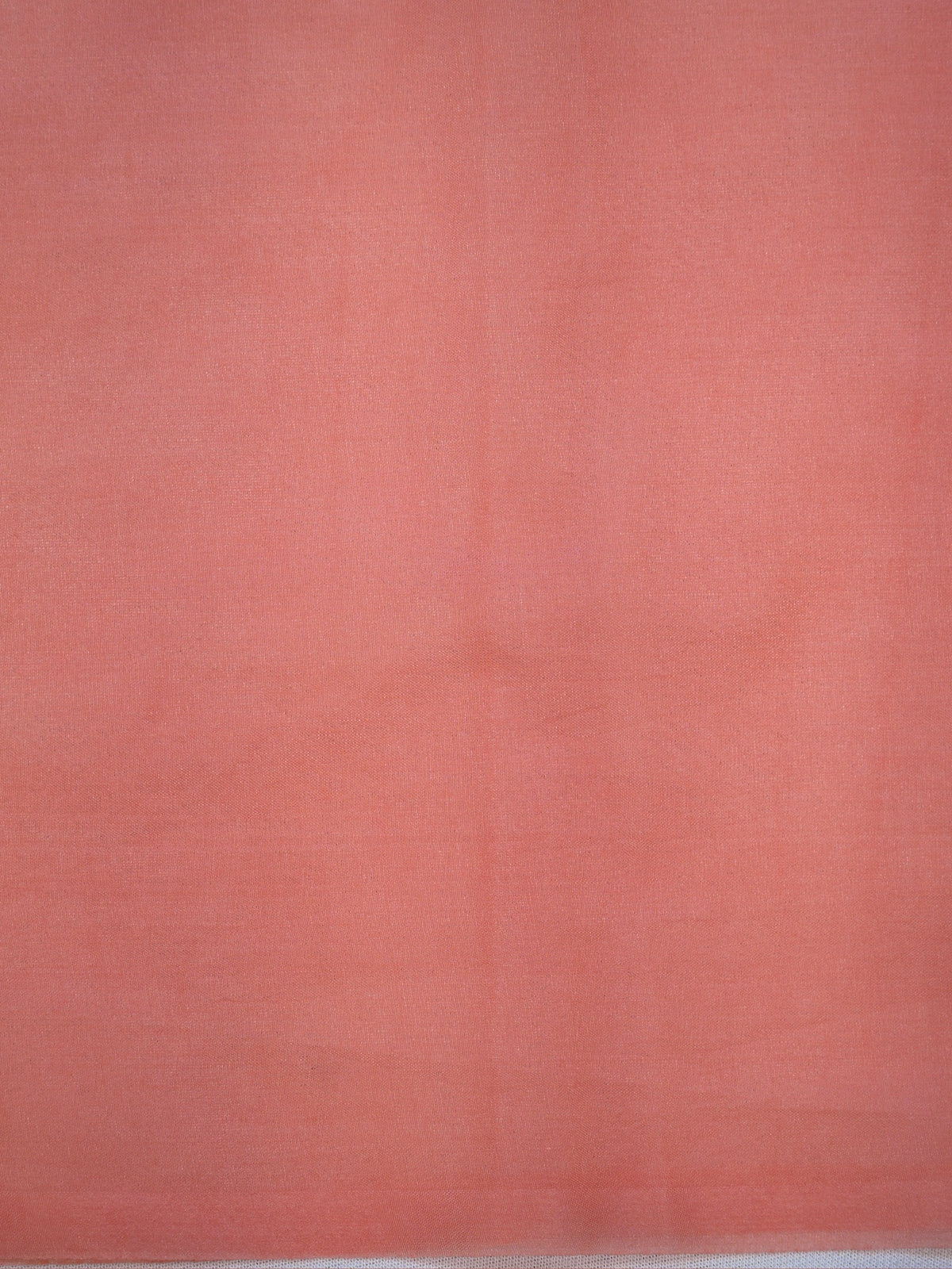 Peach Soft Organza Floral Embroidered Saree